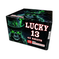 42 shot Lucky 13 500 gram cake by Brotherhood fireworks