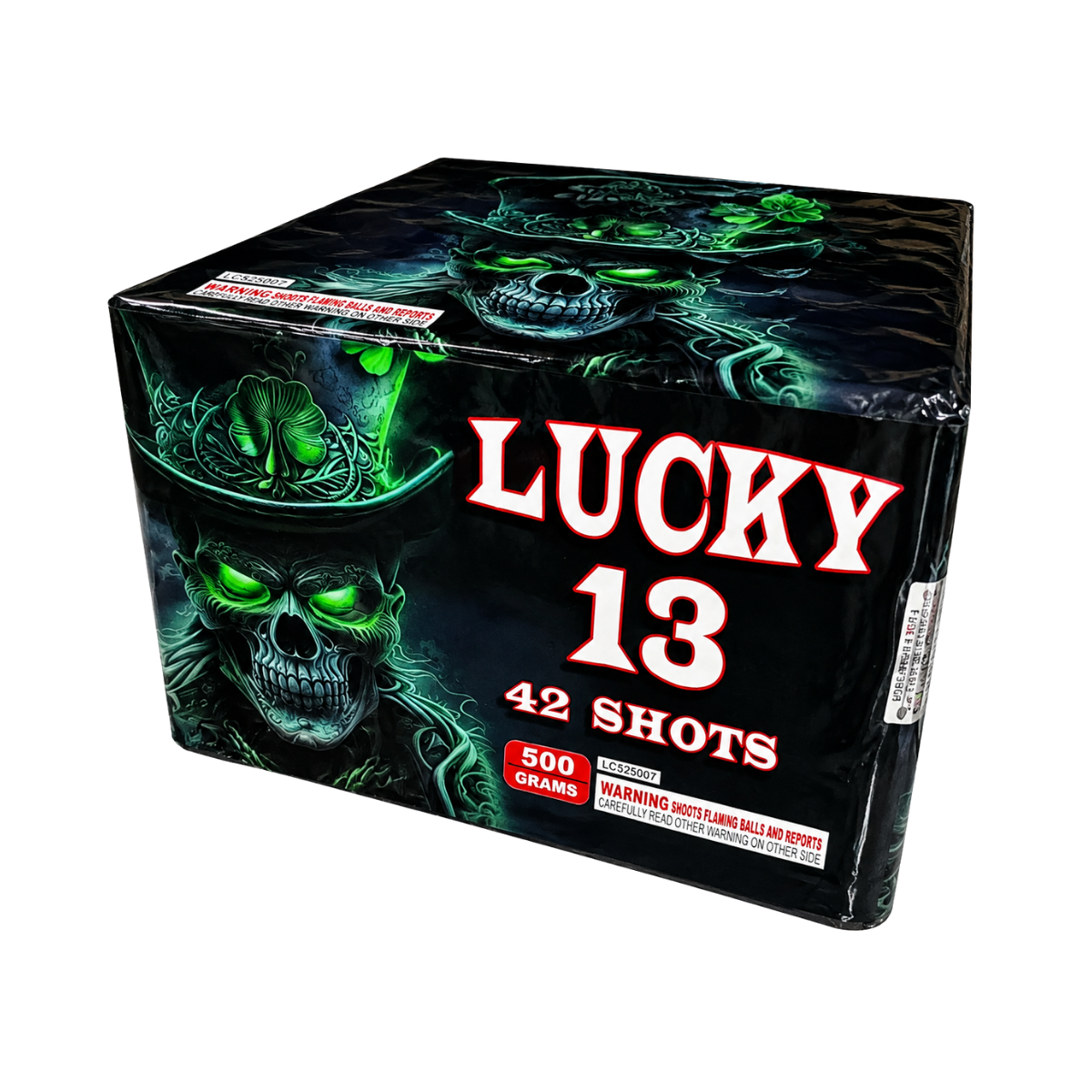 42 shot Lucky 13 500 gram cake by Brotherhood fireworks