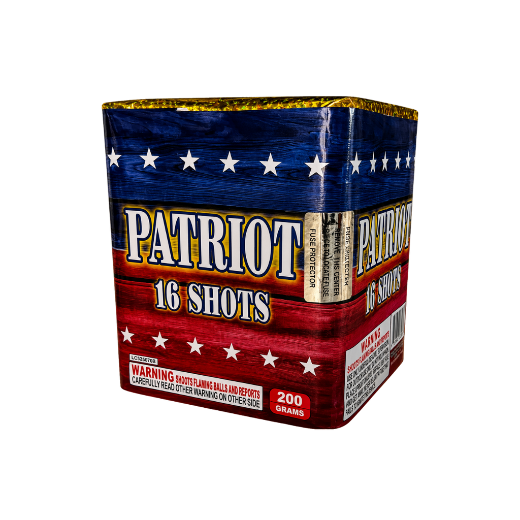 Great tall 16 shot 200 gram cake. That packs a big punch!&nbsp;