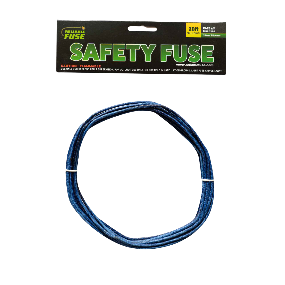 3.0mm safety fuse: 15-20(s/f)-20 Feet