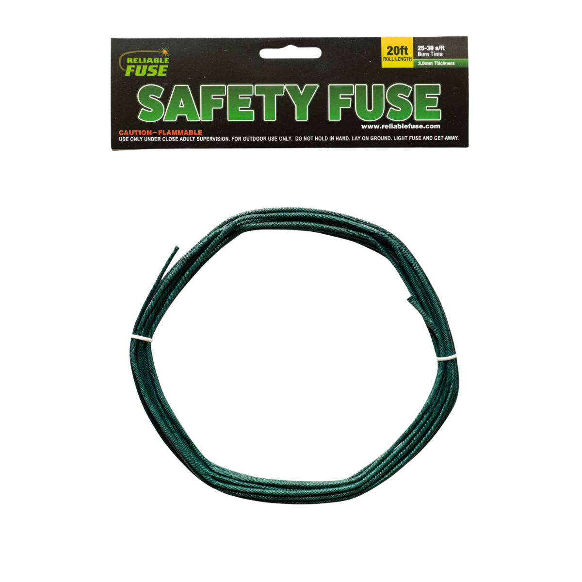 3.0mm safety fuse: 25-30(s/f)-20 Feet
