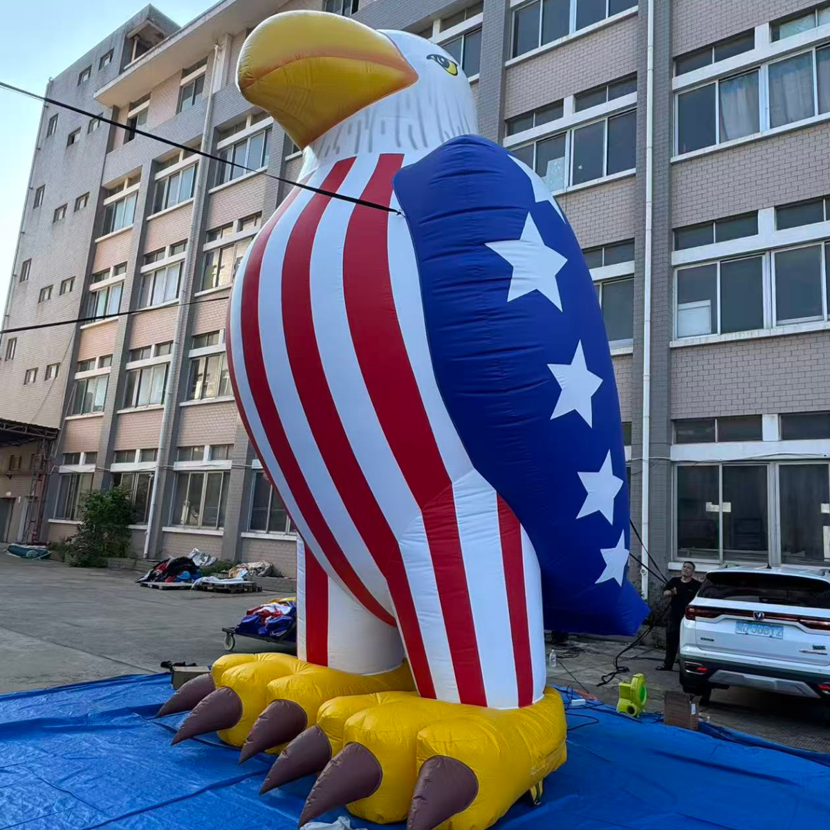 20ft American Eagle Inflatable Advertising Display with Blower
