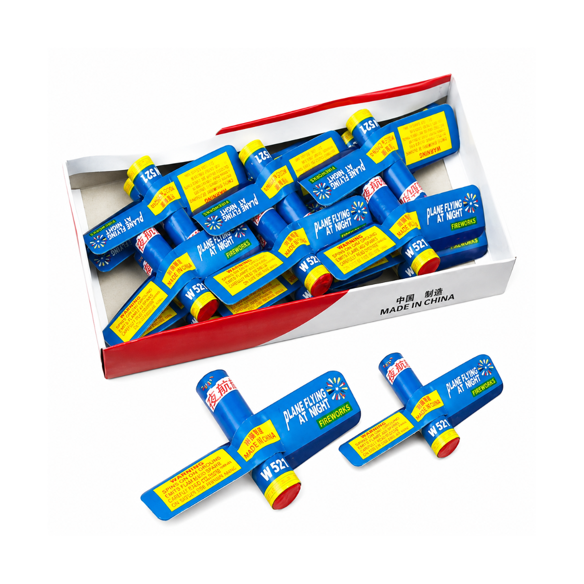 Planes Flying At Night 12 Pack