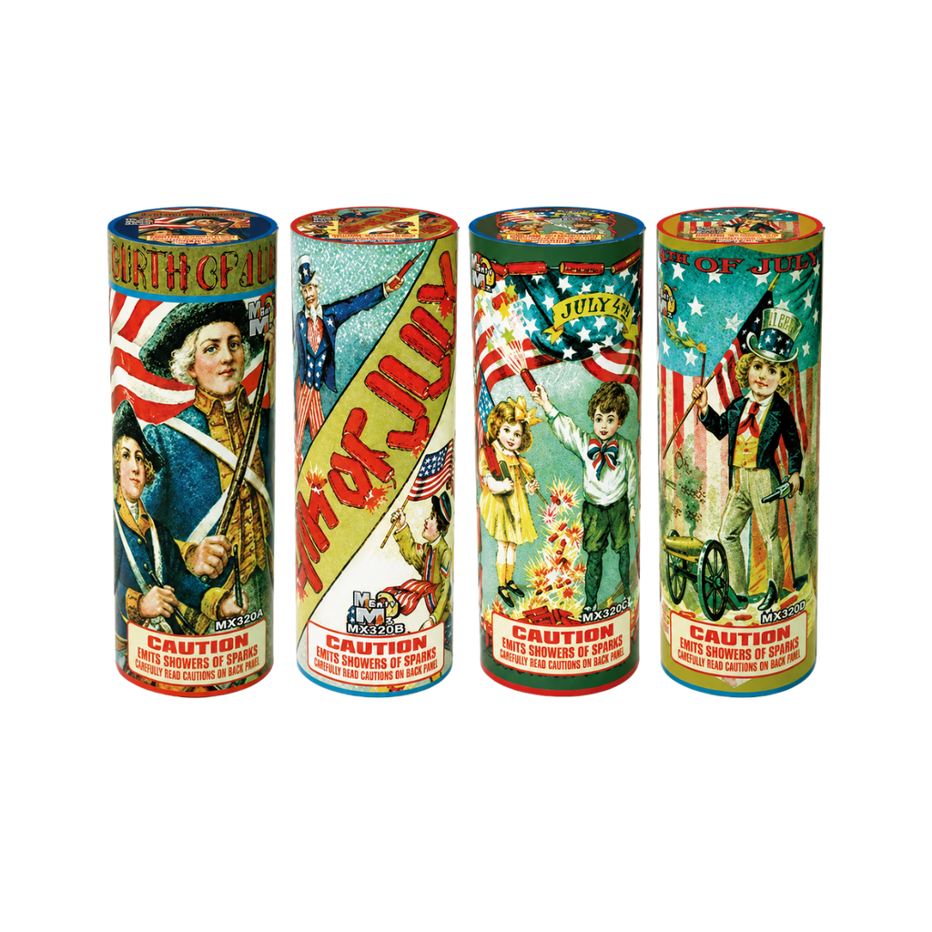 Old American Fountain 4 Pack