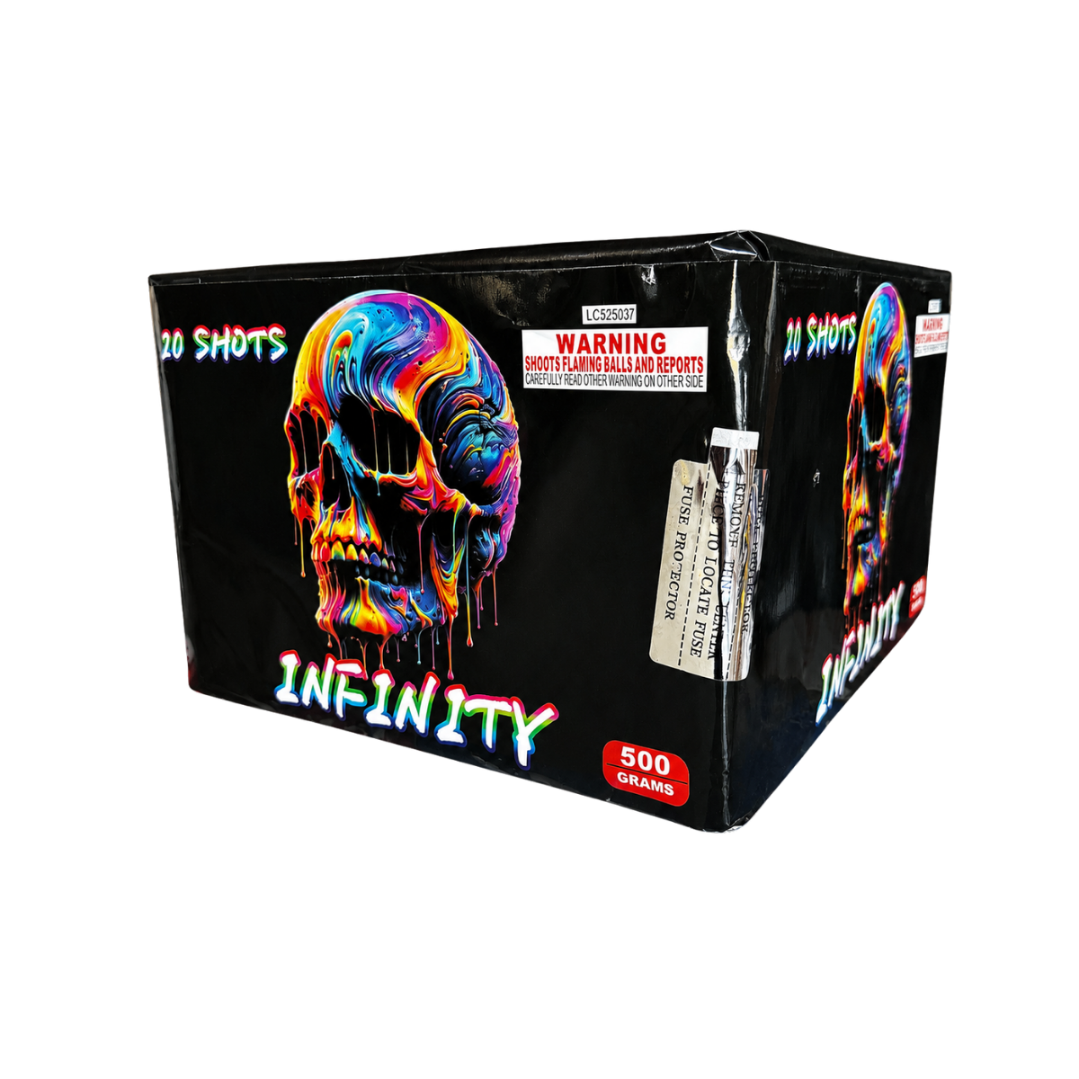 20 shot Infinity 500 gram cake by Brotherhood fireworks